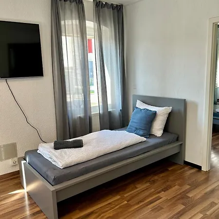 Appartement Ohpardon! - Monteurwohnung Im Eg, Einzelbetten, Loggia & Garten Gaildorf
